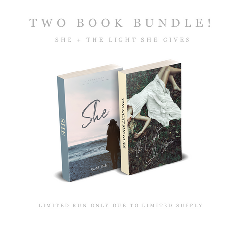 TWO BOOK BUNDLE (SHE+THE LIGHT SHE GIVES) - Hardcover